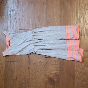 Grey and orange, Sz L girls, pink&violet sundress